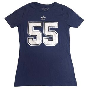 Womens Dallas Cowboys Leighton Vanderesch #55 T Shirt‎ Jersey Size Small